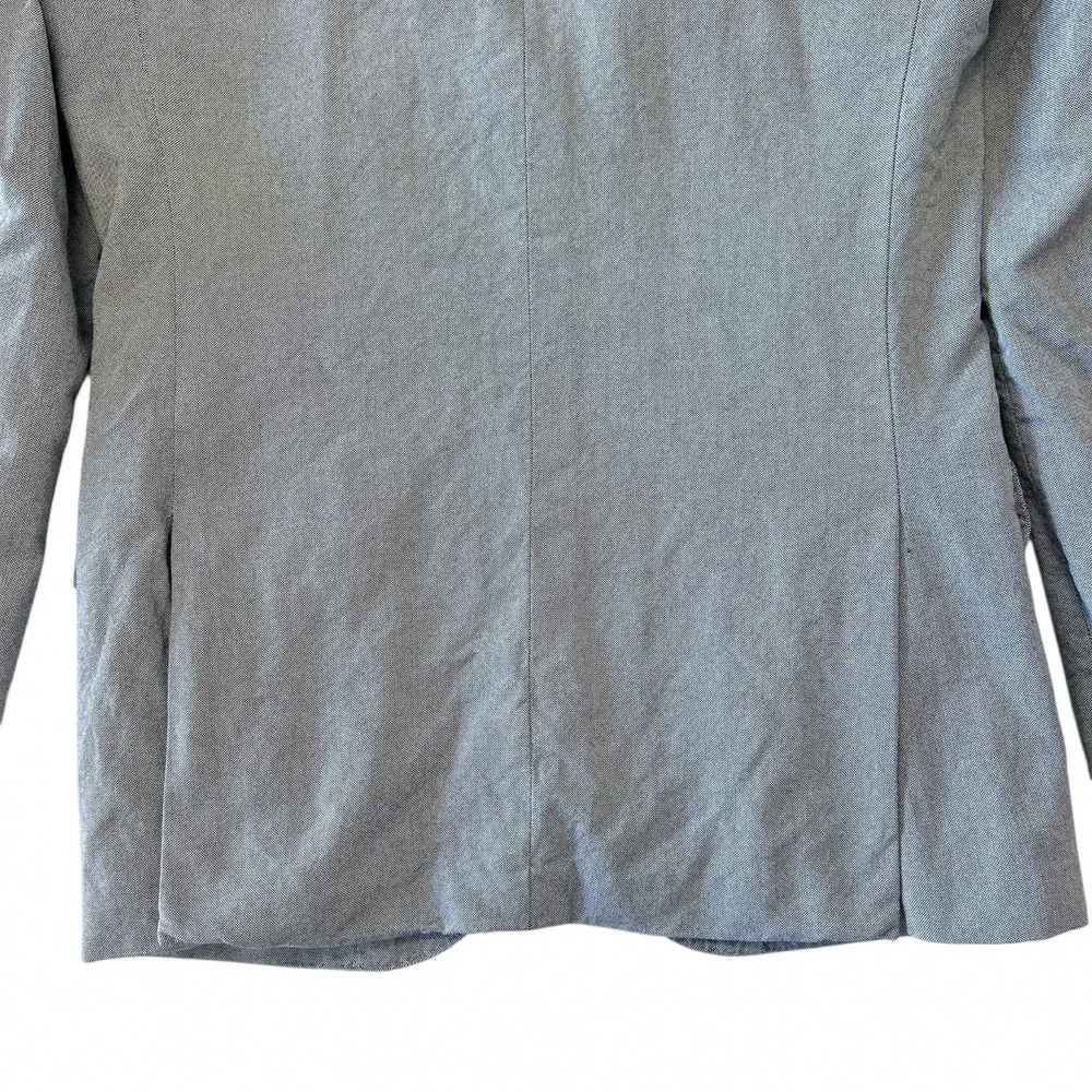 J.Crew Ludlow Men's Gray Blazer Size‎ 36R Gray Tessuti Carpini Jacket Preppy